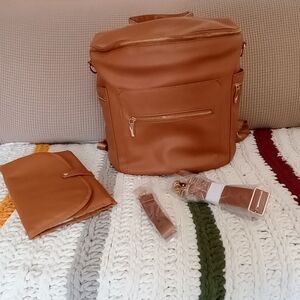 Miss Fong Tan Backpack and Accessories Set